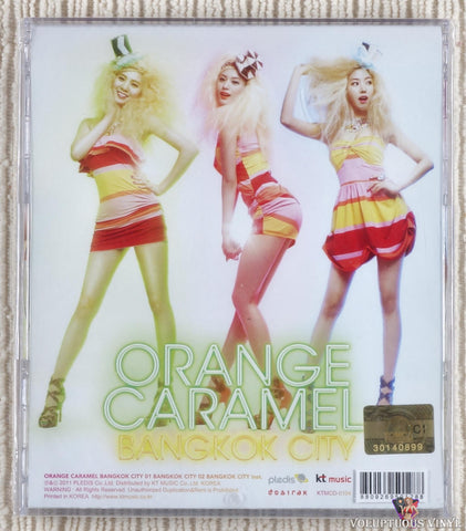 Orange Caramel ‎– Bangkok City CD back cover