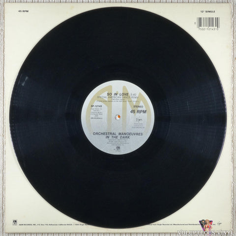 Orchestral Manœuvres In The Dark – So In Love (Special American Dance Remix) vinyl record