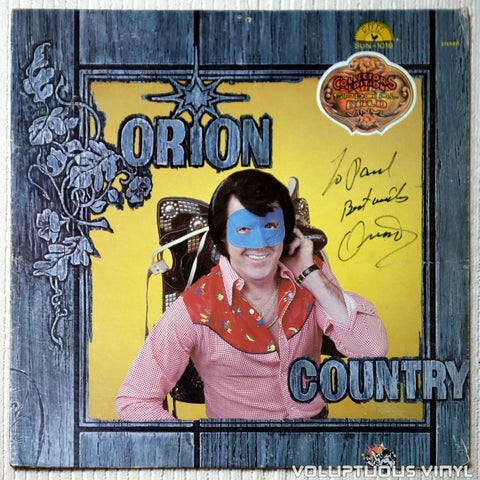 Orion ‎– Country - Vinyl Record - Front Cover