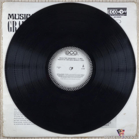 Orquesta De Juán García Medeles Y Various ‎– Música Para Graduaciones Y 15 Años vinyl record