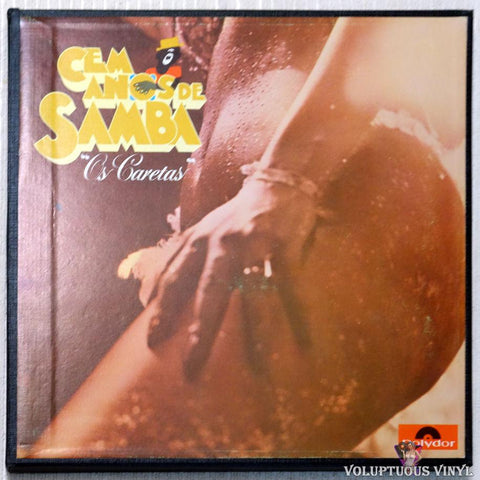 Os Caretas ‎– Cem Anos De Samba vinyl record front cover