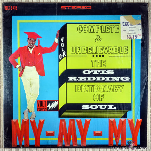 Otis Redding ‎– The Otis Redding Dictionary Of Soul - Complete & Unbelievable vinyl record front cover