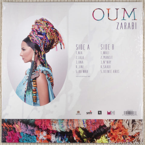 Oum ‎– Zarabi vinyl record back cover
