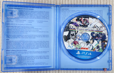 Our World Is Ended PS4 disc