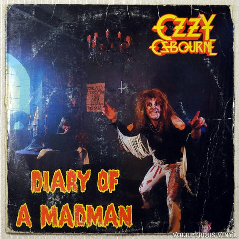 Ozzy Osbourne ‎– Diary Of A Madman vinyl record front cover