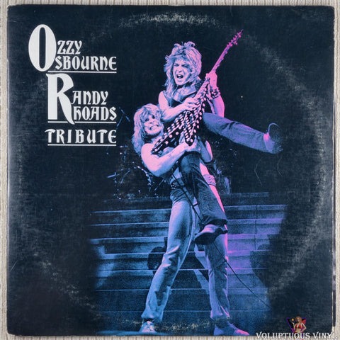 Ozzy Osbourne, Randy Rhoads ‎– Tribute vinyl record front cover