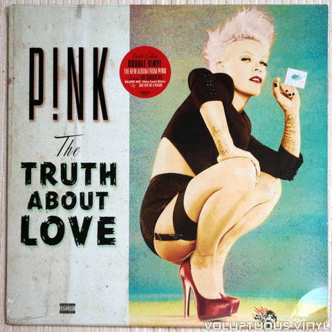 P!nk ‎– The Truth About Love - Vinyl Record - Front Cover