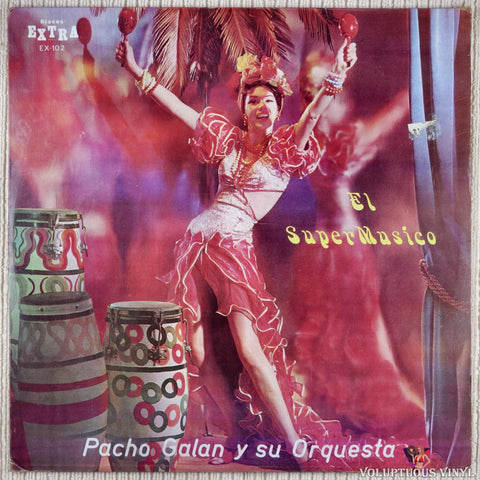 Pacho Galan Y Su Orquesta ‎– El Super Musico vinyl record front cover