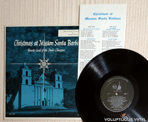 The Padre Choristers ‎– Christmas At Mission Santa Barbara - Vinyl Record
