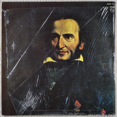 Paganini - Henryk Szeryng, London Symphony Orchestra, Alexander Gibson – Concerto Per Violino N. 3 vinyl record back cover