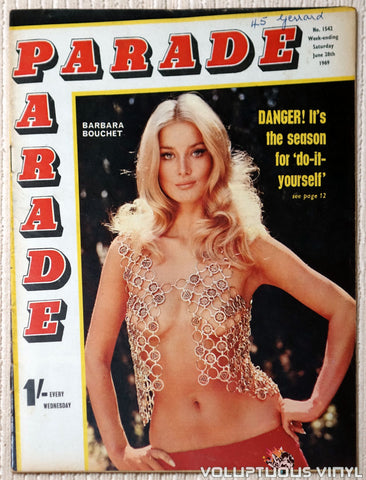 Parade - Issue 1542, June 1969 - Barbara Bouchet Cover