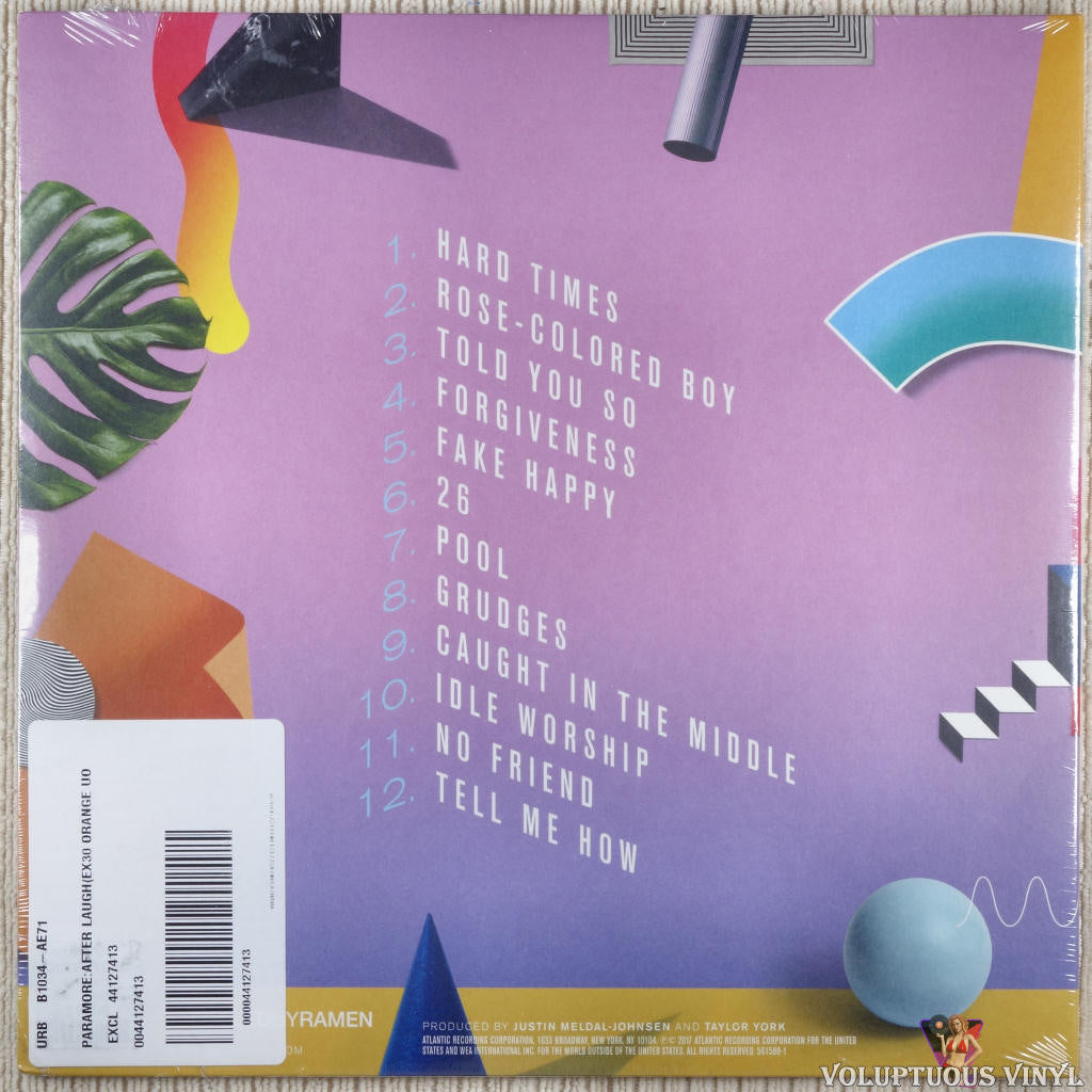 Paramore ‎ After Laughter (2017) Vinyl, LP, Album, Limited Edition, Orange / White Marbled