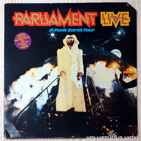 Parliament ‎– Live (P.Funk Earth Tour) - Vinyl Record - Front Cover