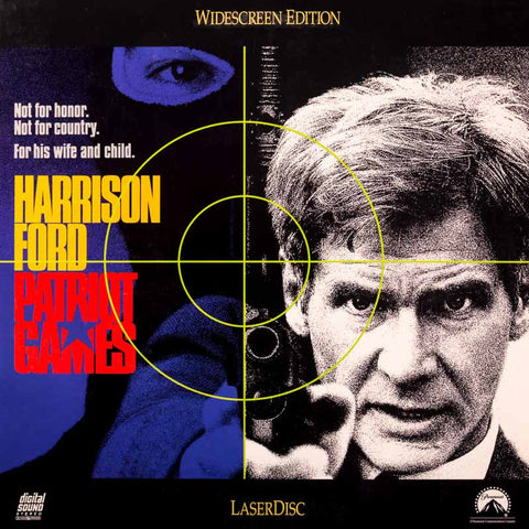 Patriot Games (1992) Harrison Ford LaserDisc