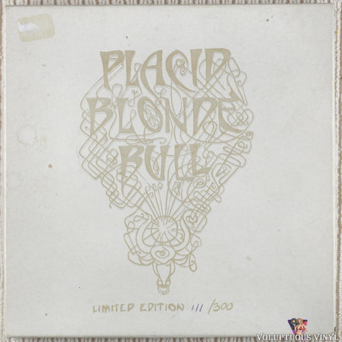 Pat Bova, Paul Gall, A Bullet For Fidel ‎– Placid Blonde Bull vinyl record front cover