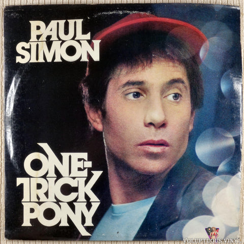 Paul Simon ‎– One-Trick Pony vinyl record front cover