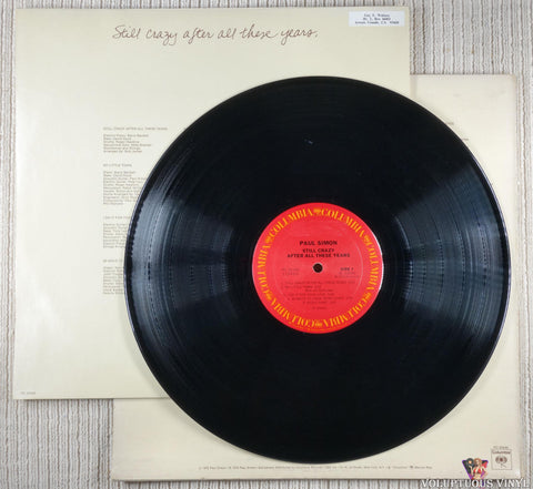 Paul Simon – Still Crazy After All These Years vinyl record