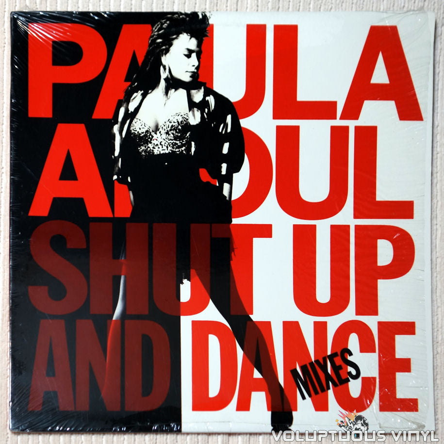 Paula Abdul ‎– Shut Up And Dance vinyl record front cover