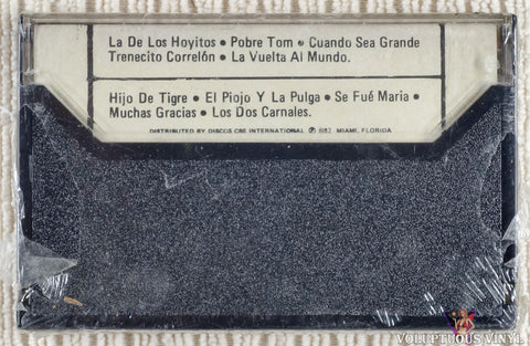 Pedro Fernández ‎– La De Los Hoyitos cassette tape back cover