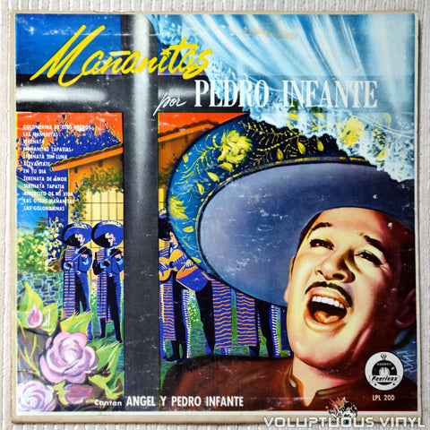 Pedro Infante ‎– Mañanitas Por Pedro Infante vinyl record front cover