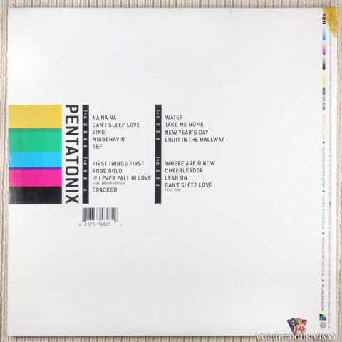 Pentatonix – Pentatonix vinyl record back cover