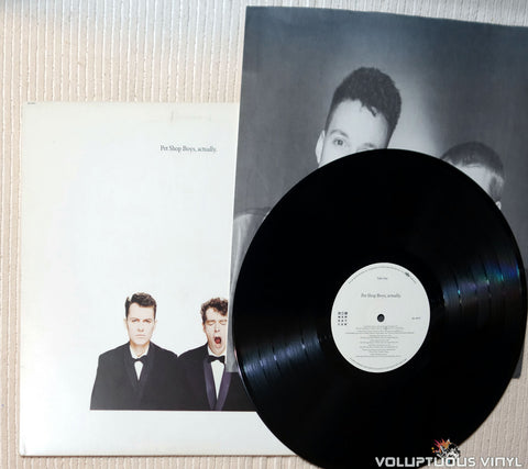 Pet Shop Boys ‎– Actually vinyl record 
