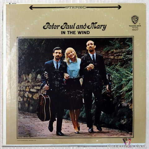 Peter, Paul And Mary ‎– In The Wind vinyl record front cover