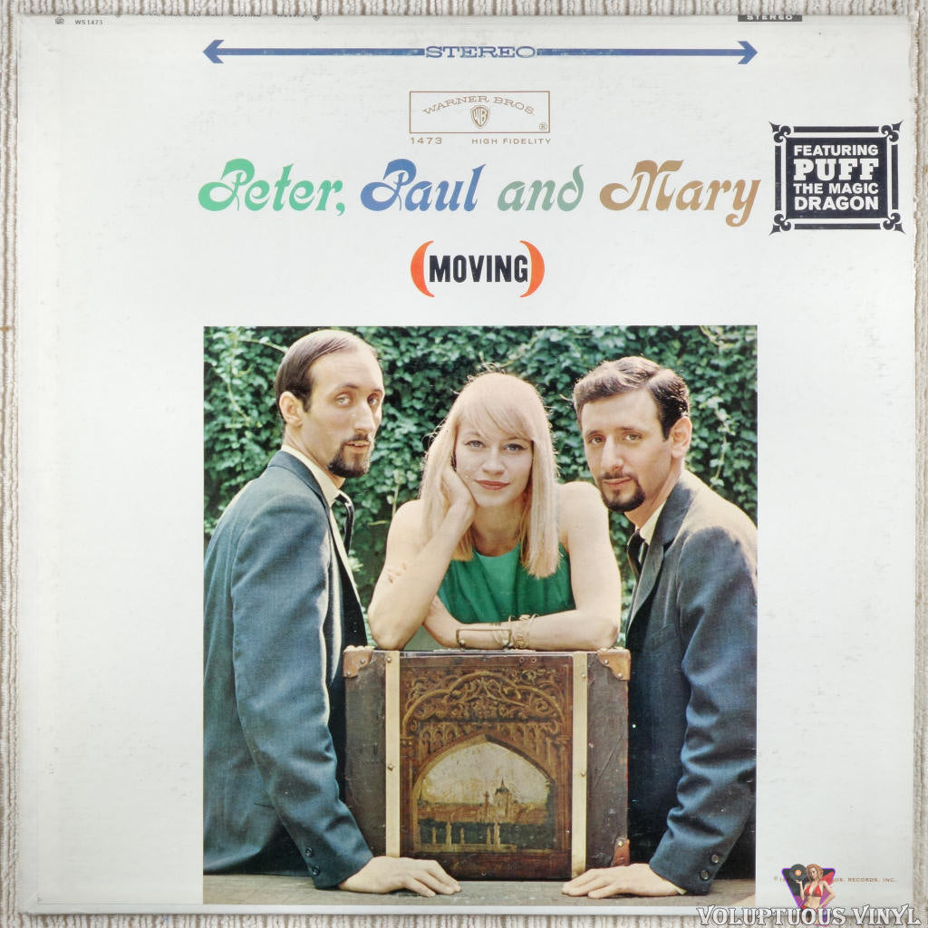 Peter, Paul And Mary – Moving vinyl record front cover