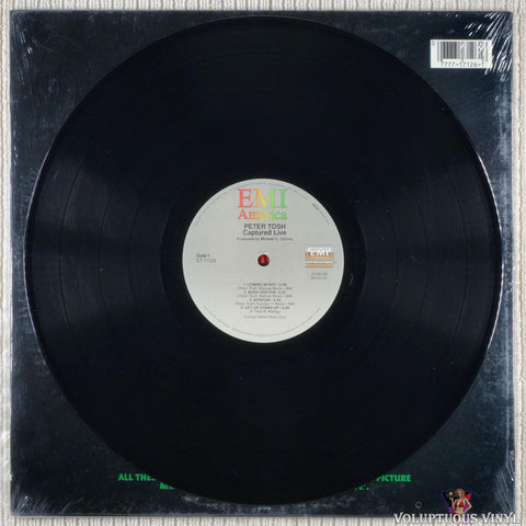 Peter Tosh – Captured Live vinyl record