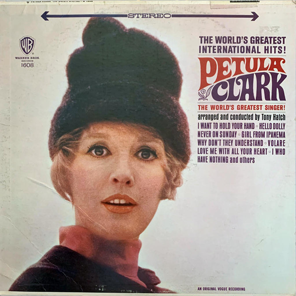 Petula Clark – The World's Greatest International Hits vinyl record front cover