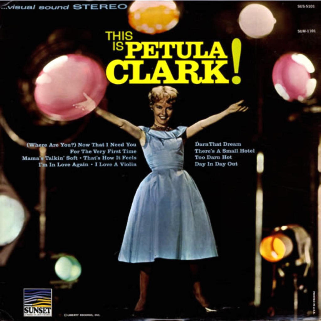 Petula Clark – This Is Petula Clark! vinyl record front cover