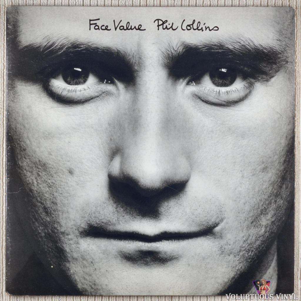 Phil Collins ‎– Face Value vinyl record front cover