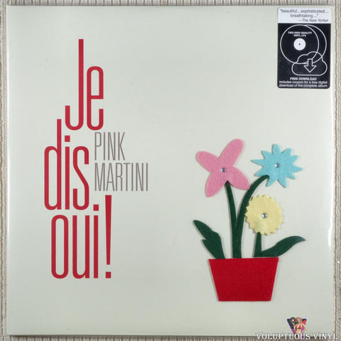 Pink Martini ‎– Je Dis Oui! vinyl record front cover