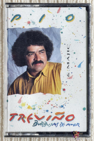 Pio Treviño Y Majic ‎– Burbujas De Amor cassette front cover