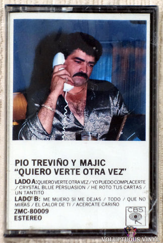 Pio Treviño Y Majic ‎– Quiero Verte Otra Vez cassette tape front cover