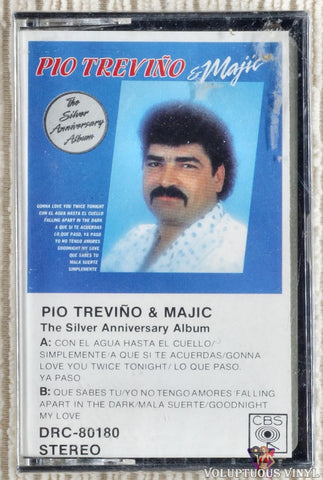 Pio Treviño Y Majic ‎– The Silver Anniversary Album cassette front cover