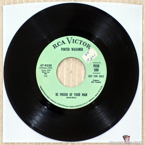 Porter Wagoner – Be Proud Of Your Man / Wino (1968) 7" Single, Promo