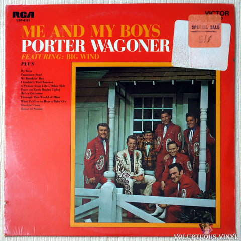 Porter Wagoner ‎– Me And My Boys vinyl record front cover