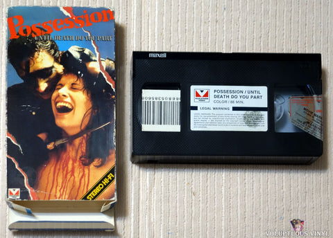 Possession Until Death Do You Part VHS tape