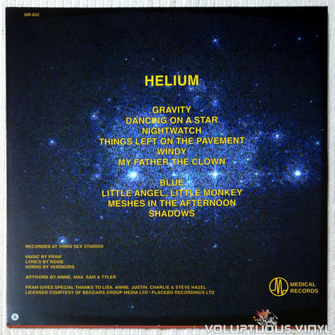 Pram ‎– Helium vinyl record back cover