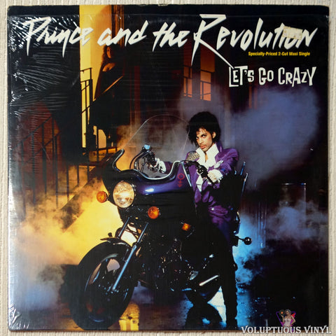 Prince And The Revolution ‎– Let's Go Crazy vinyl record front cover