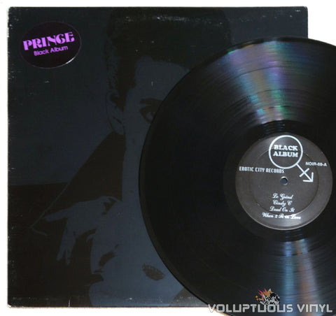 Prince ‎– Black Album - Vinyl Record