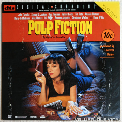 Pulp Fiction laserdisc front cover