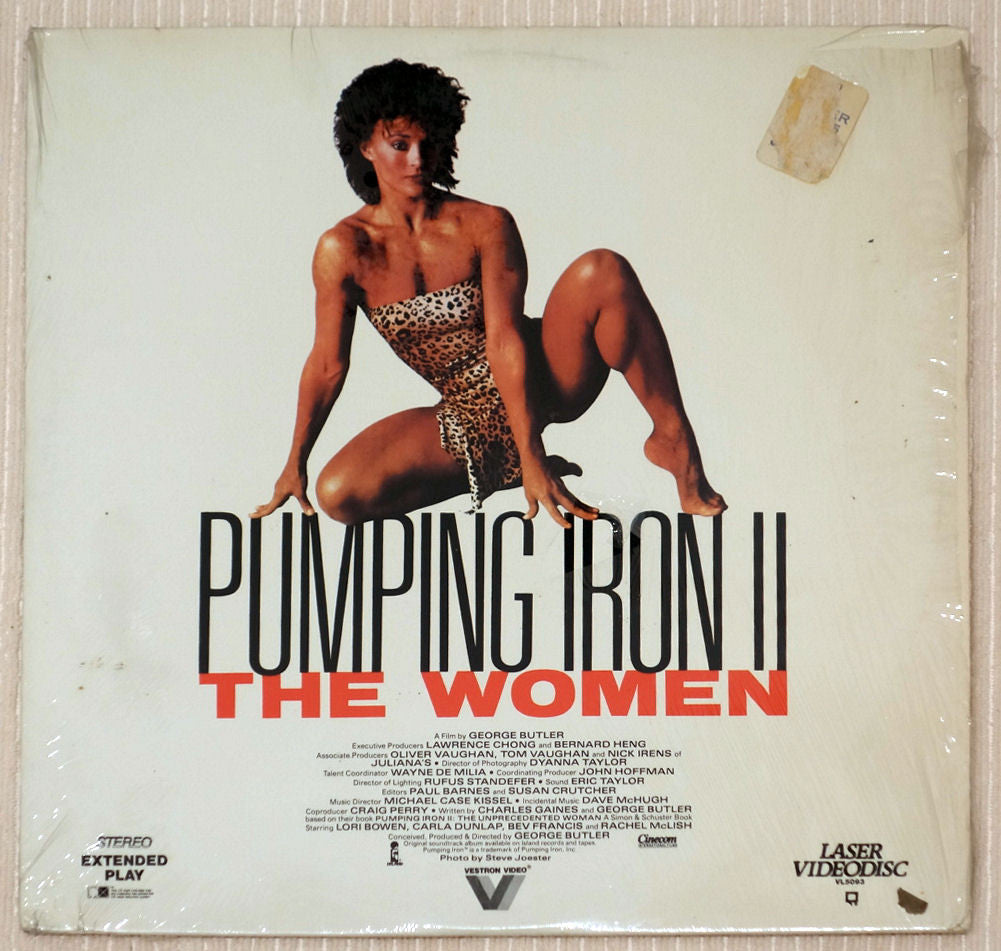 Pumping Iron 2: The Women LaserDisc front cover