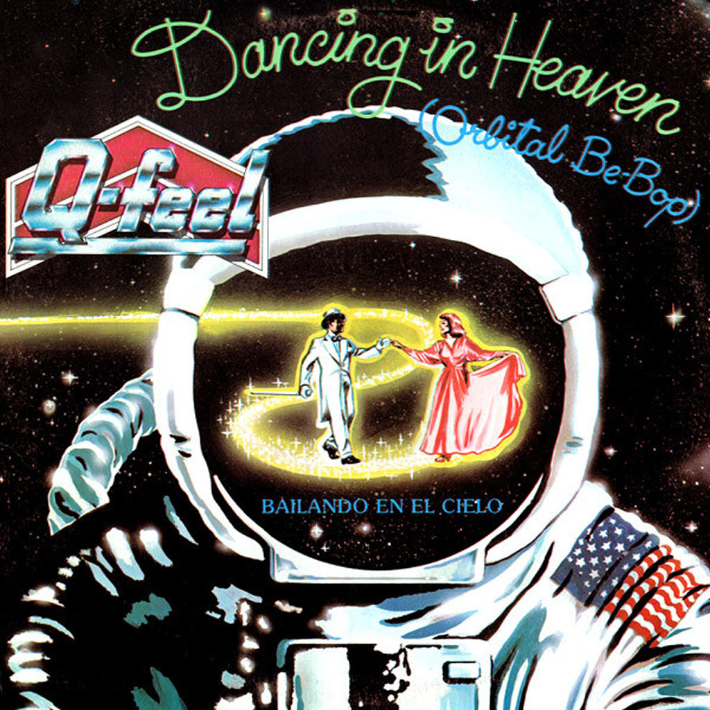 Q-Feel – Dancing In Heaven (Orbital Be-Bop) vinyl record front cover