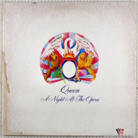 Queen ‎– A Night At The Opera vinyl record front cover