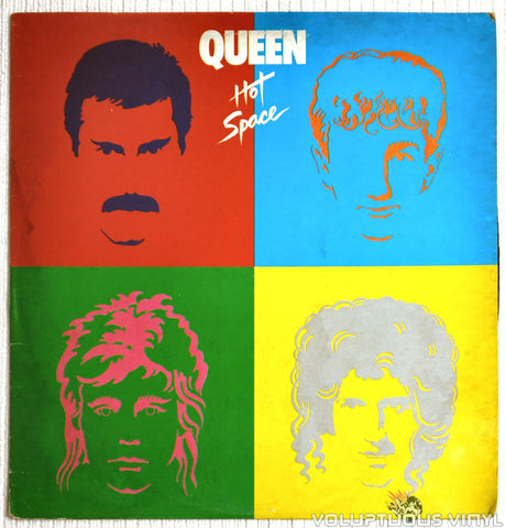 Queen ‎– Hot Space - Vinyl Record - Front Cover