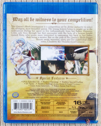 Queen's Blade The Exiled Virgin Blu-ray back cover