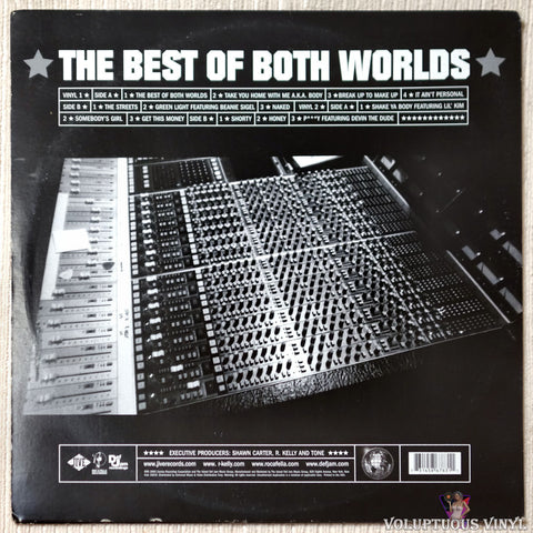 R. Kelly & Jay-Z ‎– The Best Of Both Worlds vinyl record back cover