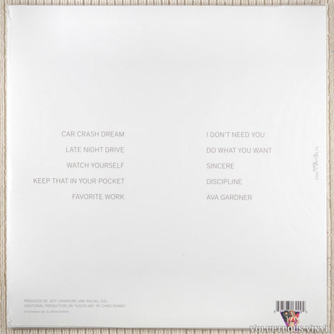 Rachel Kiel – Dream Logic vinyl record back cover